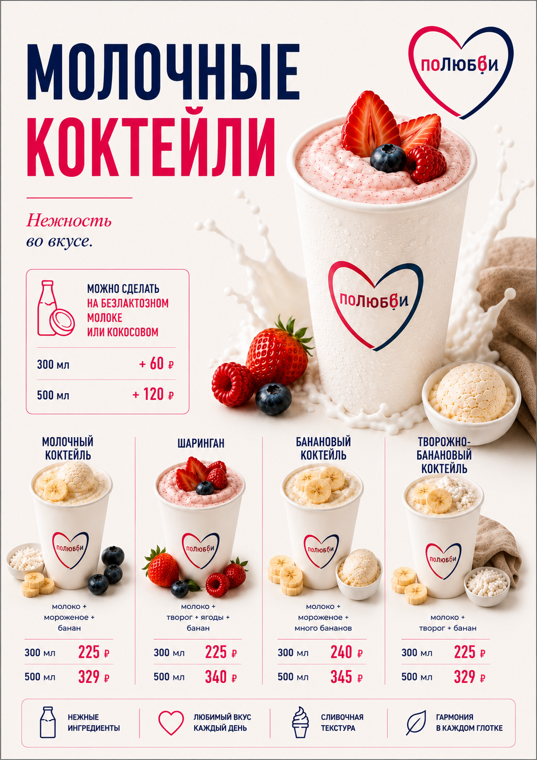 Молочные коктейли